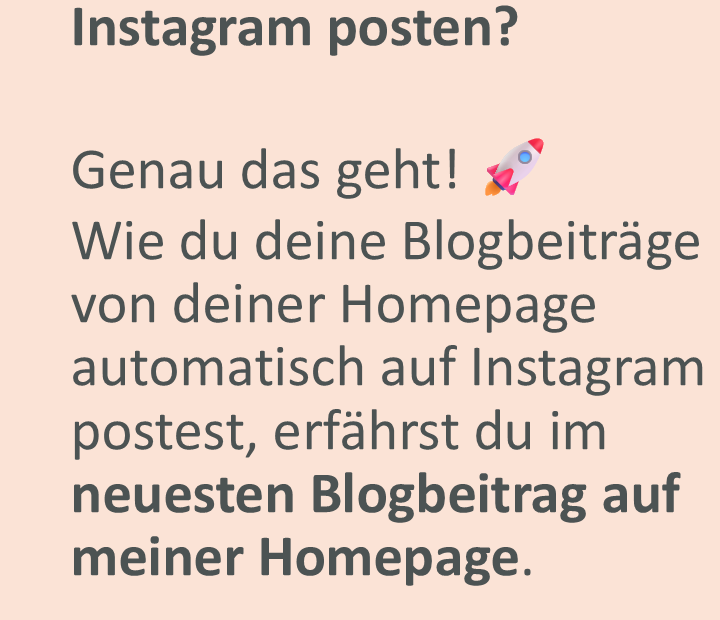 🚀 So automatisierst du Instagram-Posts mit Uncanny Automator (Free) Immer wieder dieselbe Arbeit: Du veröffentlichst einen neuen Blogbeitrag, und danach musst du händisch einen Instagram-Post erstellen, Bild hochladen, Caption schreiben, Hashtags einfügen. Das kostet Zeit – und mal ehrlich: Oft bleibt’s dann doch liegen. Die gute Nachricht: Mit Uncanny Automator (Free) kannst du diese Routine komplett automatisieren. Einmal eingerichtet, wird jeder neue Blogbeitrag automatisch als Instagram-Post veröffentlicht – inklusive Bild und Caption. Ich zeige dir hier Schritt für Schritt, wie das geht – ganz ohne Pro-Version. 1. Voraussetzungen Damit die Verbindung klappt, brauchst du: WordPress mit Uncanny Automator (Free) Einen Instagram-Business-Account, der mit einer Facebook-Seite verbunden ist (Meta-Vorgabe) Ein Beitragsbild („Featured Image“) für jeden Blogartikel – das wird später als Instagram-Foto genutzt Tipp: Mit einem kostenlosen Automator-Konto erhältst du monatlich App-Credits, die für externe Integrationen wie Instagram oder OpenAI (ChatGPT) nötig sind. Für den Einstieg reicht das völlig aus. 2. Instagram mit Automator verbinden Gehe in WordPress zu Automator → Einstellungen → Integrationen. Wähle Instagram aus. Logge dich über Facebook ein und erteile die nötigen Berechtigungen (u. a. Medien hochladen und Beiträge erstellen). Danach siehst du deinen Instagram-Account direkt im Automator. 3. Dein erstes Rezept: Blogpost → Instagram Nun baust du ein sogenanntes Recipe (Automatisierung). Neues Recipe anlegen Automator → Add New Typ: Logged-in users (weil du als eingeloggter Autor Beiträge veröffentlichst) Trigger festlegen Integration: WordPress Ereignis: A user publishes a post Wähle Post-Type: Post Optional: Filtere nach Kategorie (z. B. nur Posts mit dem Tag „Instagram“). Aktion hinzufügen: Instagram Integration: Instagram Aktion: Publish a photo to an Instagram account Account: deinen verbundenen IG-Business-Account wählen Bild: Token Post featured image URL Caption: z. B. 📢 Neuer Blog: {{Post title}} 👉 Lies mehr: {{Post URL}} #socialmedia #marketing #sichtbarkeit Rezept aktivieren Schalte das Recipe oben rechts auf Live. Fertig! 🎉 4. Optional: ChatGPT schreibt deine Caption Wenn du möchtest, dass die Bildunterschrift automatisch im richtigen Stil entsteht, kannst du zusätzlich die OpenAI-Integration nutzen. Füge eine OpenAI-Aktion hinzu: „Use a prompt to generate text…“ Beispiel-Prompt: Schreibe einen Instagram-Post (max. 1.800 Zeichen) für @yoursocialguide: - Hook + 3 Tipps aus dem Artikel - Klare Call-to-Action am Ende Titel: {{Post title}} Auszug: {{Post content (raw)}} In der Instagram-Aktion ersetzt du die Caption durch den Token OpenAI → Response. Damit bekommst du jede Caption frisch von KI erstellt – angepasst an deinen Blogartikel. 5. Test & Logs prüfen Veröffentliche einen neuen Blogartikel. Automator löst das Rezept aus und postet automatisch auf Instagram. Falls etwas nicht klappt: Gehe zu Automator → Logs, dort siehst du Trigger- und Action-Details. Fazit Mit Uncanny Automator (Free) kannst du dir viel Zeit sparen und dafür sorgen, dass deine Blogbeiträge direkt auf Instagram landen – mit Bild, Caption und Link. So bleibt dein Instagram-Kanal aktiv, ohne dass du jeden Post manuell einpflegen musst. Und mit ChatGPT als Texter wird jeder Beitrag auch noch individuell und ansprechend formuliert.